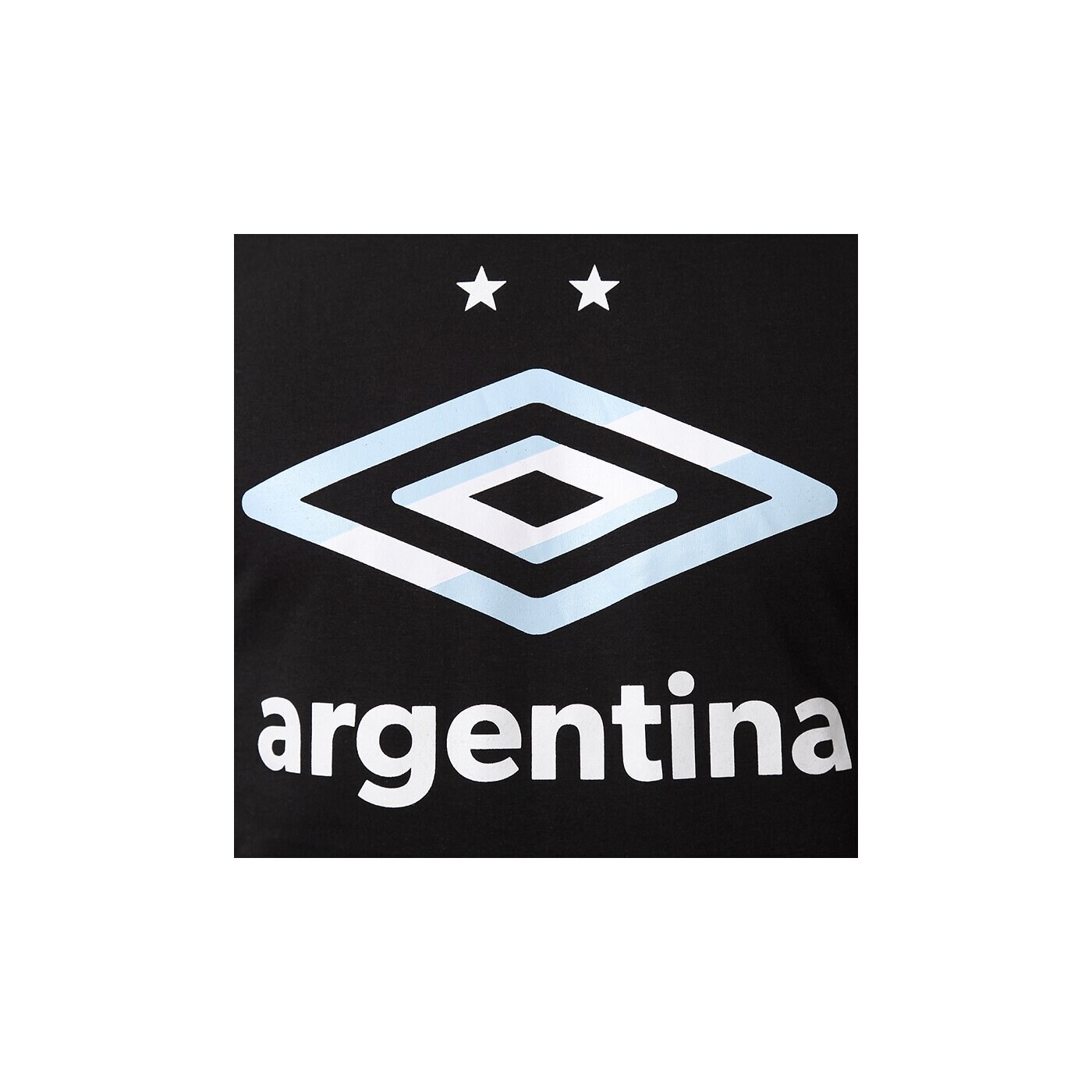 Koszulka męska UMBRO T-SHIRT 2014 - ARGENTINA FLAG LOGO 62350u090 kolor czarny