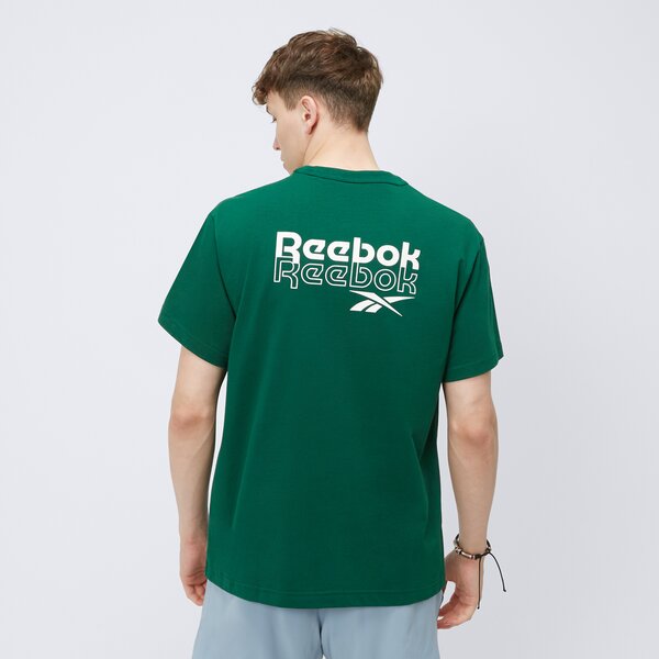 Koszulka męska REEBOK T SHIRT RI PROP OF RBK GFX SS 100076384 kolor zielony