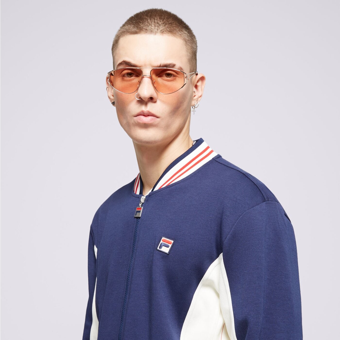 Bluza męska FILA BLUZA SETTANTA lm161rn1411 kolor multicolor