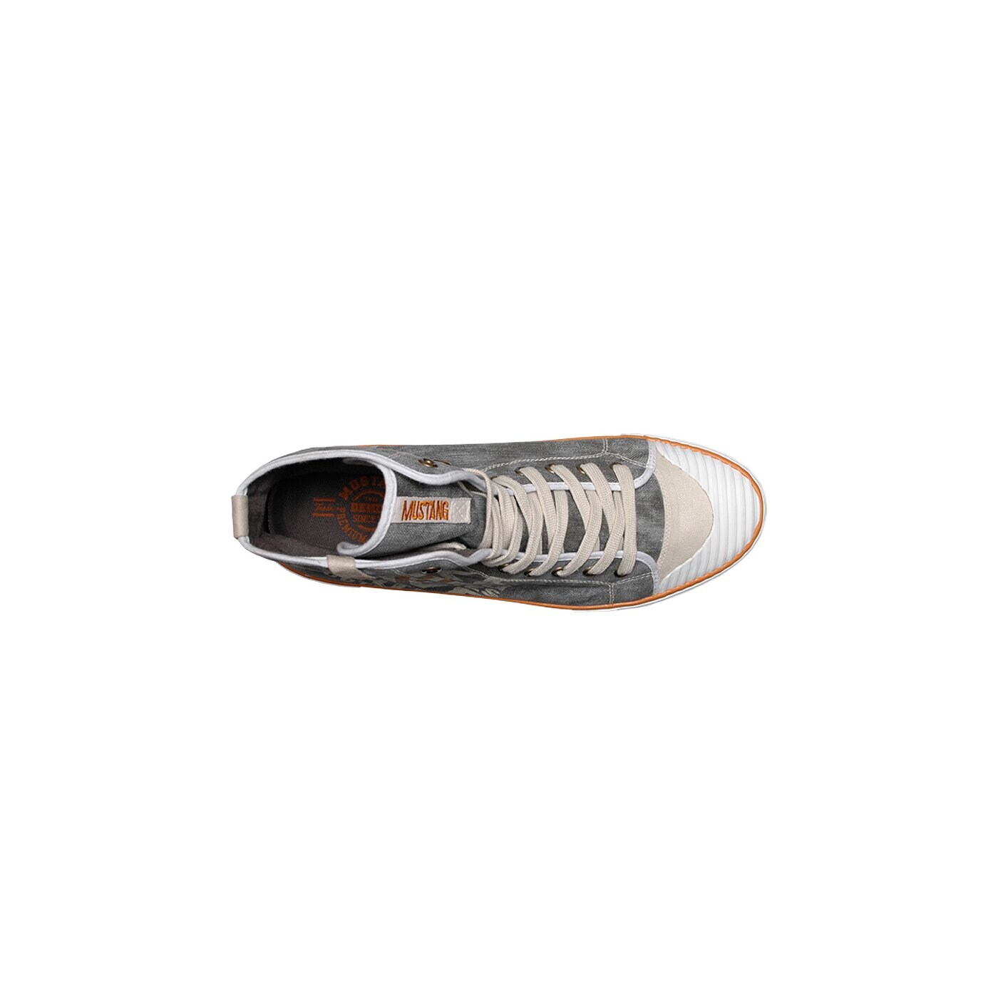 Buty sportowe męskie MUSTANG  26a059 kolor szary
