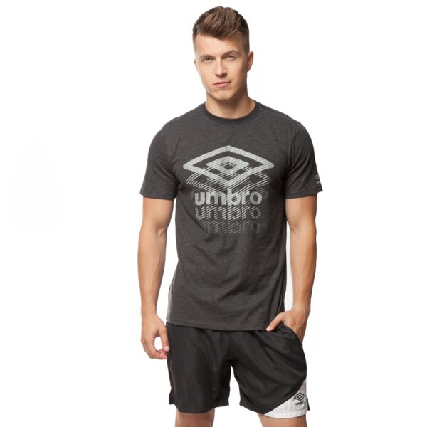 Koszulka męska UMBRO T-SHIRT GRAPHIC TEE LINE 63133udq7 kolor czarny