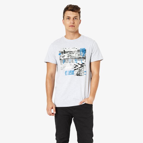 Koszulka męska UMBRO T-SHIRT SS RESULT ul38tsm56002 kolor szary