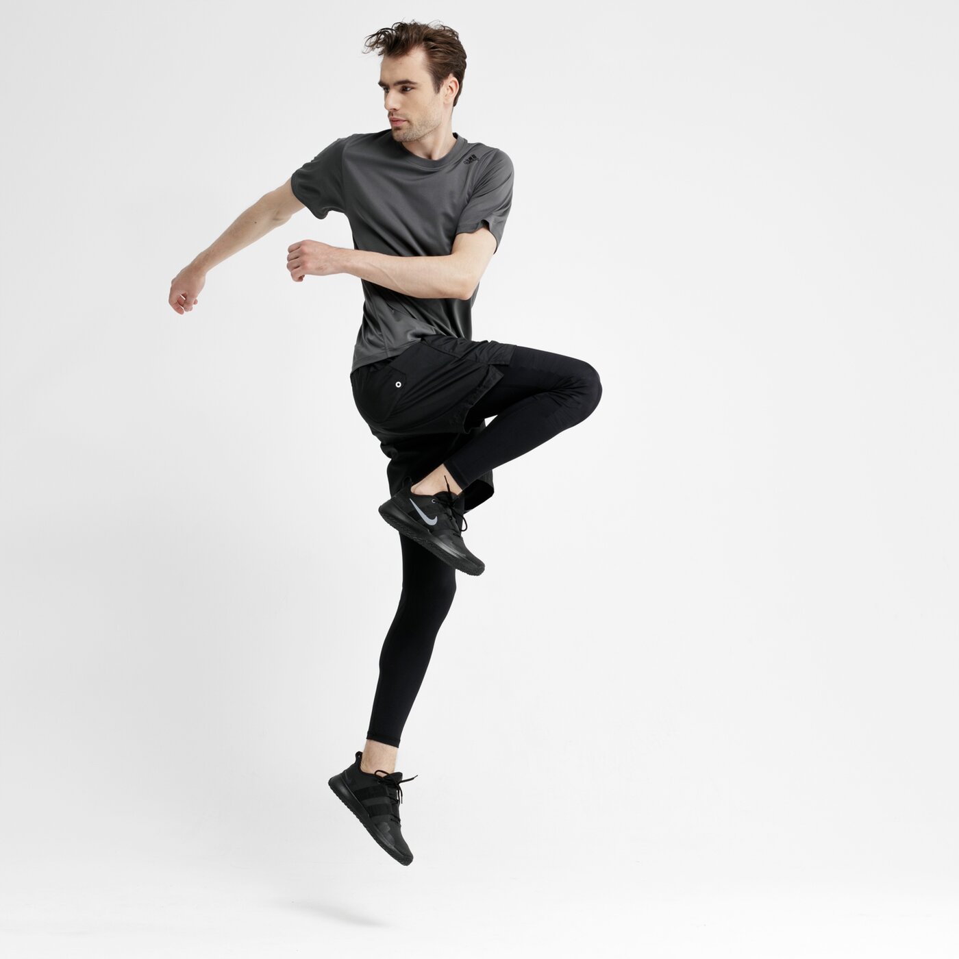 Koszulka męska ADIDAS T-SHIRT SS FL SPR Z FT 3ST dw9824 kolor szary