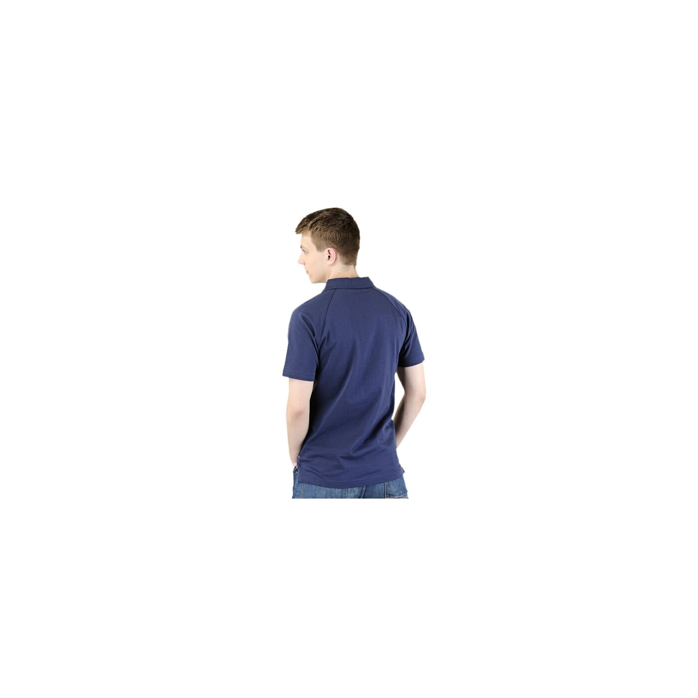 Koszulka polo męska UMBRO POLO A WESLEY STRIPE 60477u5th kolor granatowy