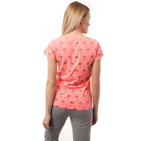 Koszulka damska FEEWEAR T-SHIRT MALIBU fw15tsd07001 kolor różowy