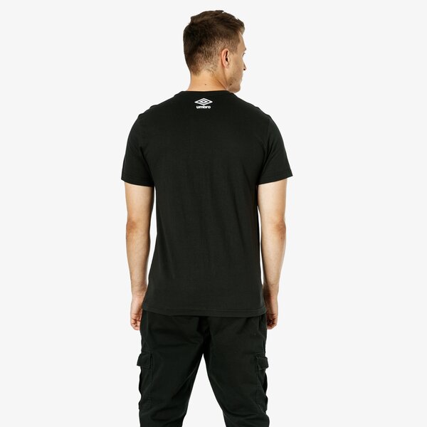 Koszulka męska UMBRO T-SHIRT SS STALWART ul38tsm38002 kolor czarny