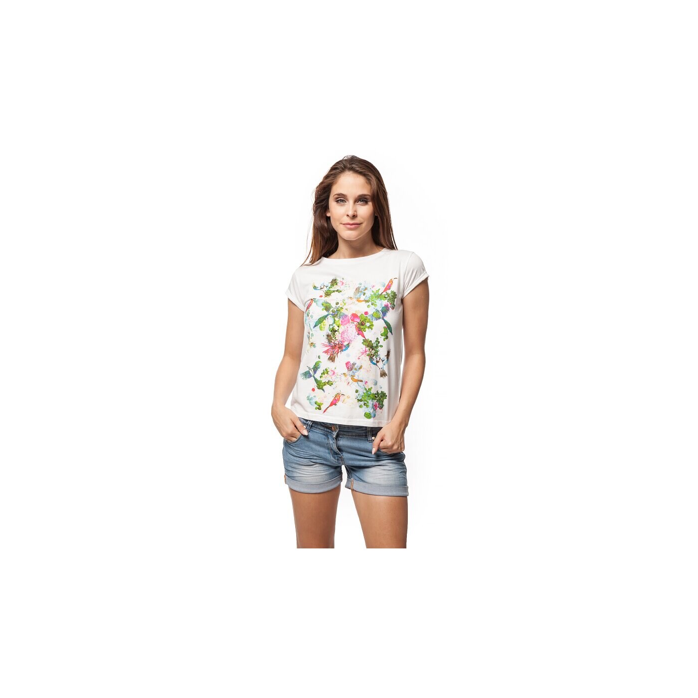 Koszulka damska FEEWEAR T-SHIRT ODZA fw15tsd28001 kolor biały