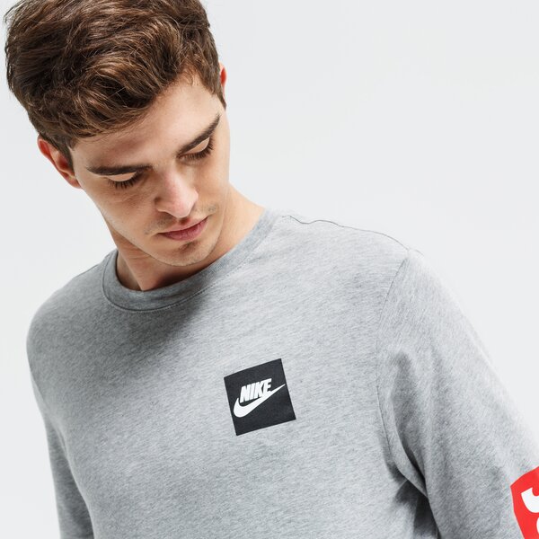 Koszulka męska NIKE T-SHIRT LS M NSW LS JDI BMPR cd9598-063 kolor szary