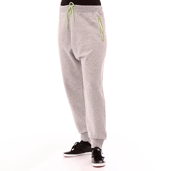 Spodnie dresowe damskie ADIDAS SPODNIE BAGGY TP z33172 kolor szary