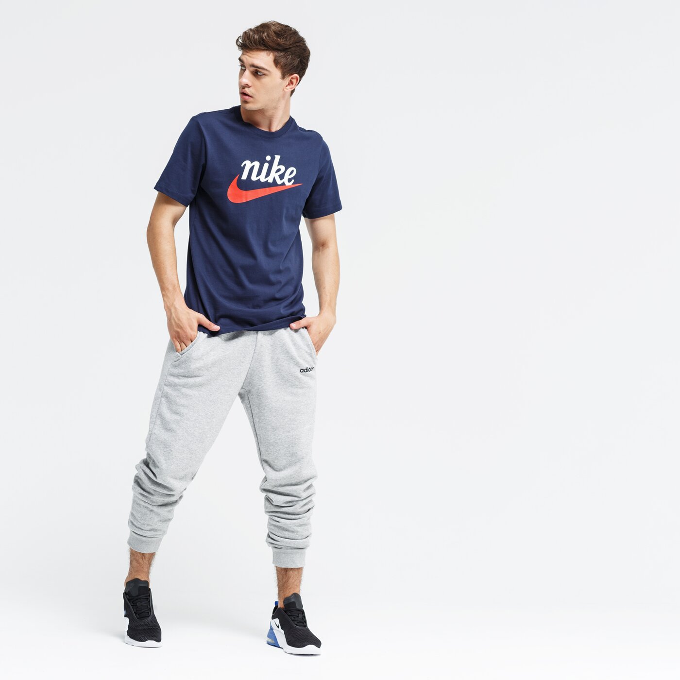 Spodnie dresowe męskie ADIDAS SPODNIE E PLN S PNT FT dq3059 kolor szary