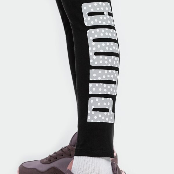 Spodnie dziecięce PUMA LEGGINGS ALPHA G 855992 01 kolor czarny