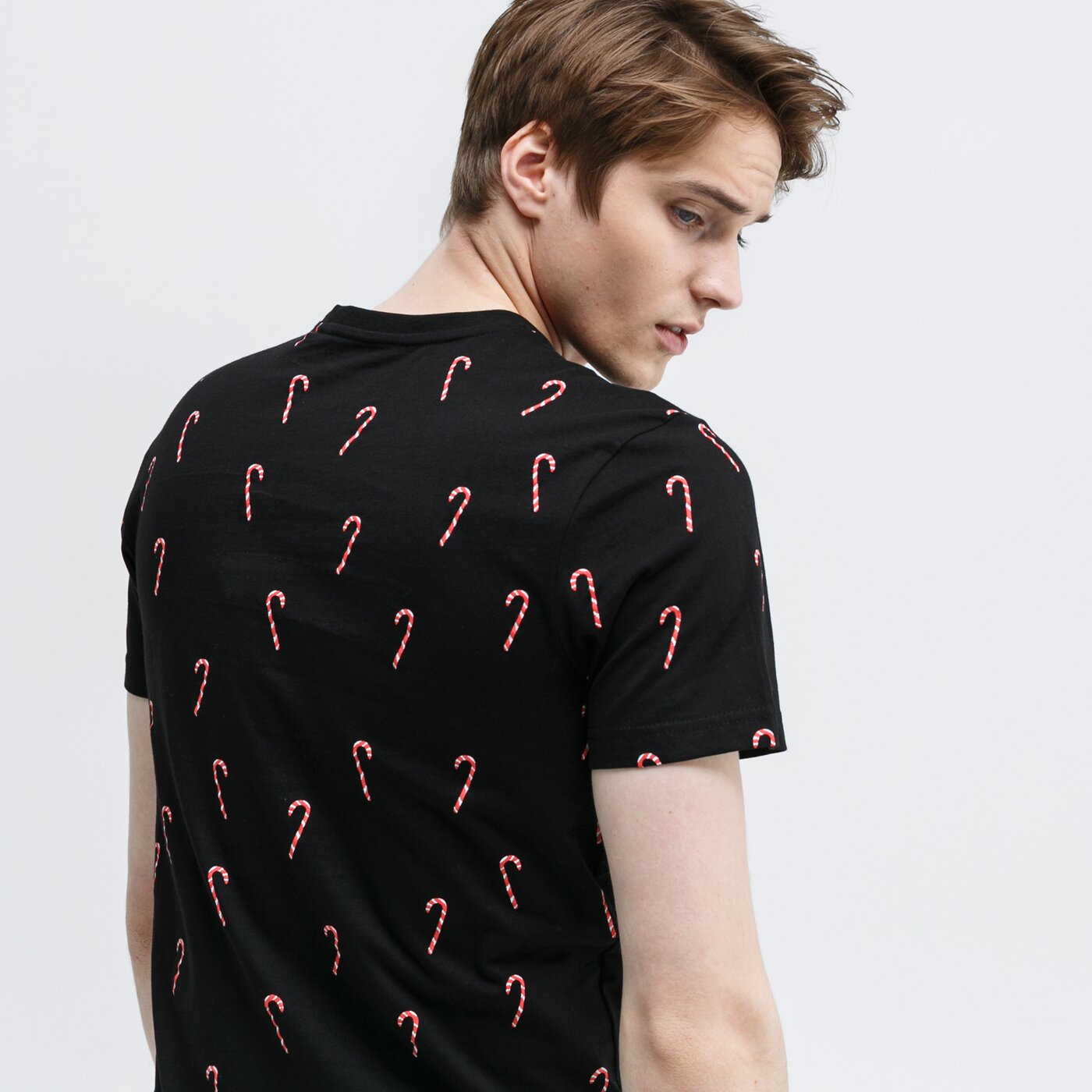 Koszulka męska FEEWEAR T-SHIRT CANDY CANE fw39tsm50001 kolor czarny