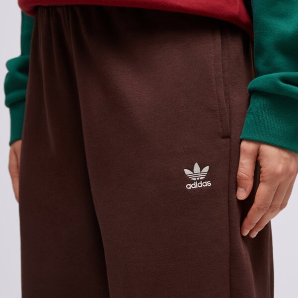 Spodnie dresowe damskie ADIDAS SPODNIE ij9810 kolor brązowy