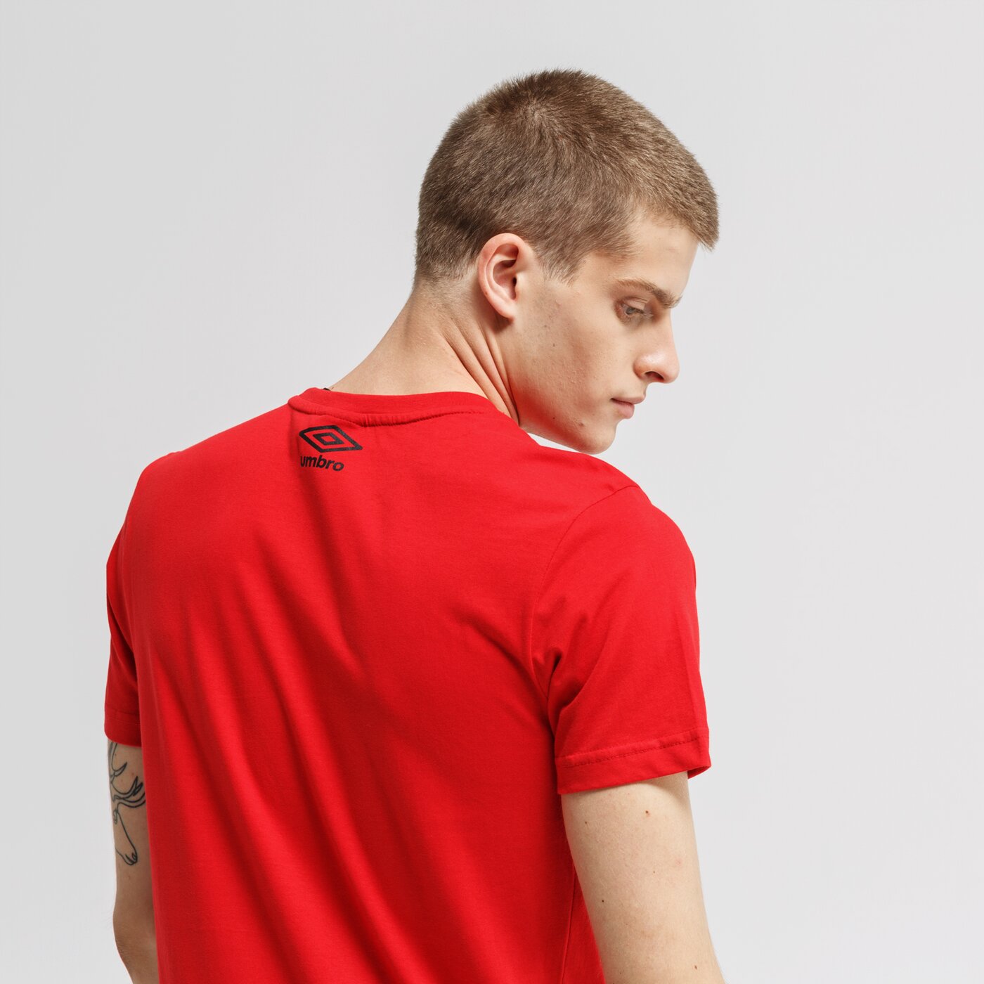 Koszulka męska UMBRO T-SHIRT ROGER ul39tsm21002 kolor czerwony