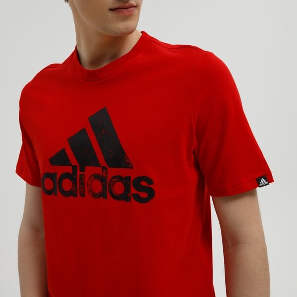 Koszulka męska ADIDAS T-SHIRT SS M BRUSH G T he4796 kolor czerwony