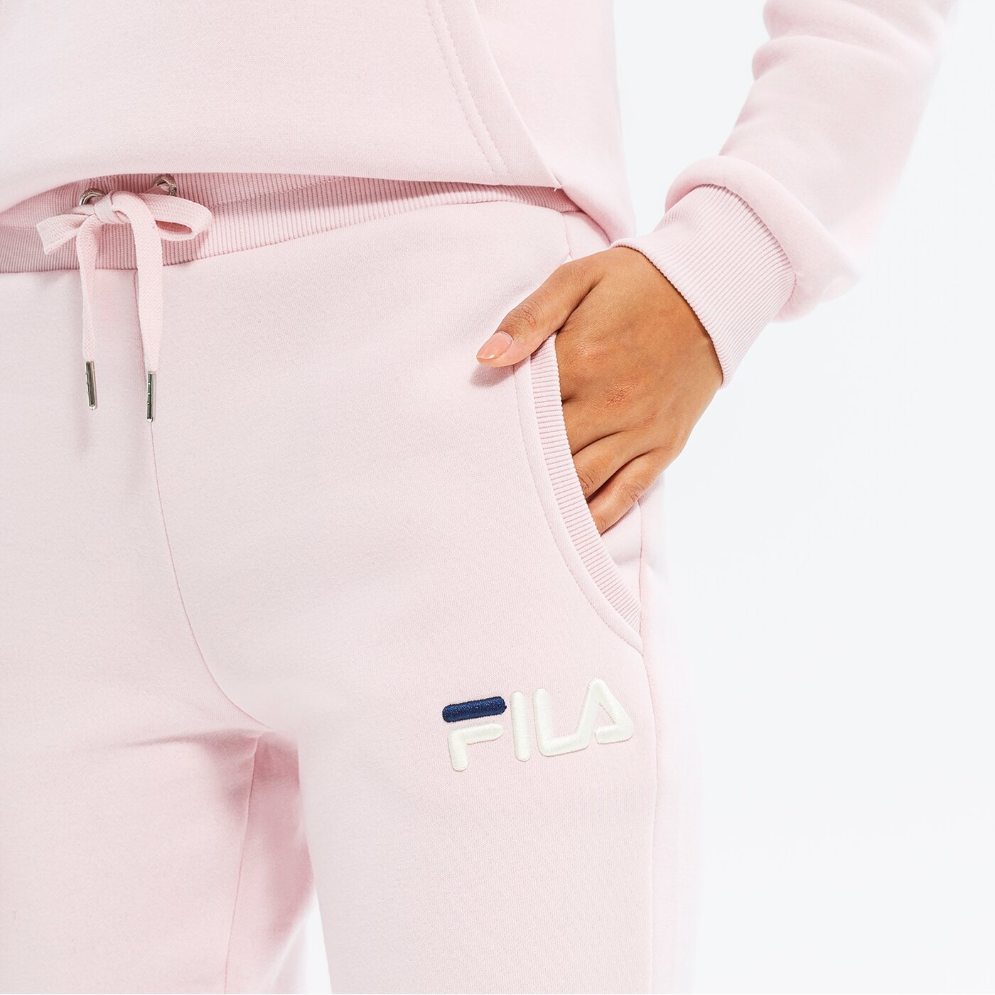 Spodnie dresowe damskie FILA SPODNIE HALLEY fw22spw431133 kolor różowy