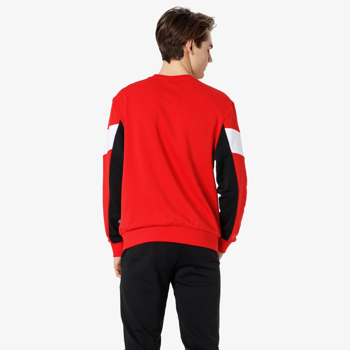 Bluza męska PUMA BLUZA REBEL CREW TR 85419711 kolor czerwony