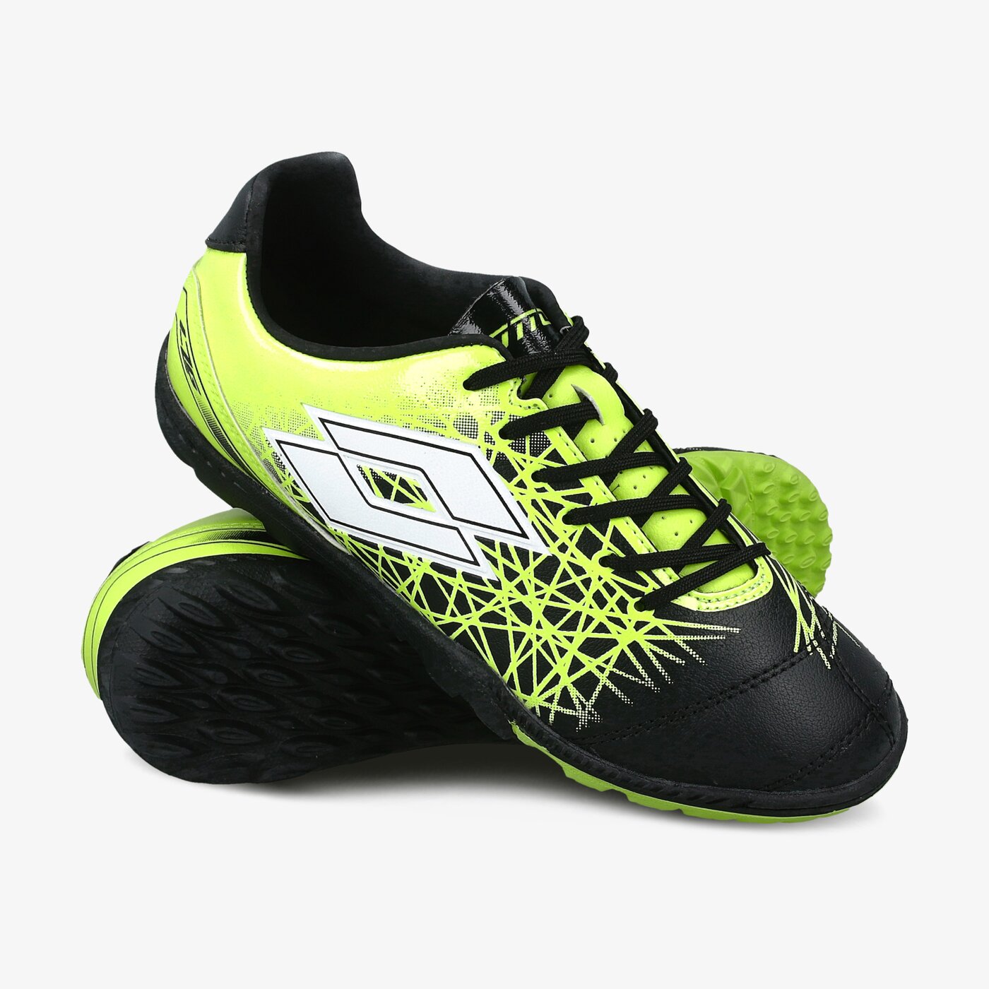 Buty piłkarskie dla dzieci LOTTO LZG 700 IX TF JR s9684 kolor czarny