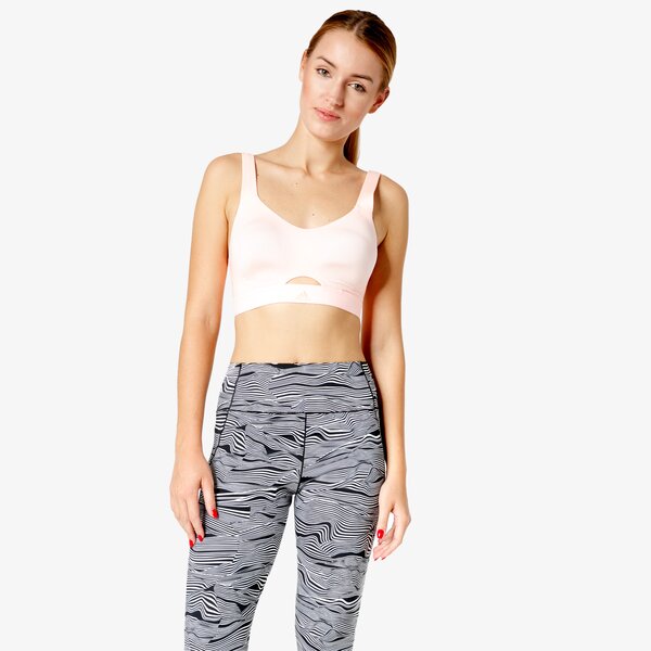 Top damski ADIDAS BRA STRNGR SOFT GR cx5259 kolor różowy