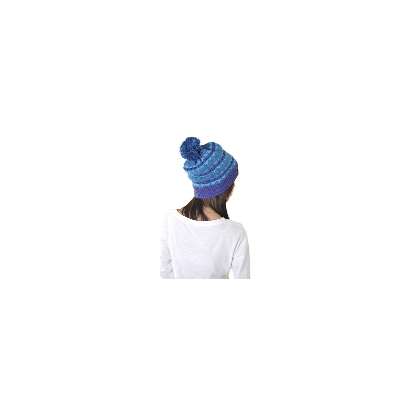 Czapka zimowa damska REEBOK CZAPKA Z OTM BEANIE TEAM PURPLE w36731 kolor fioletowy
