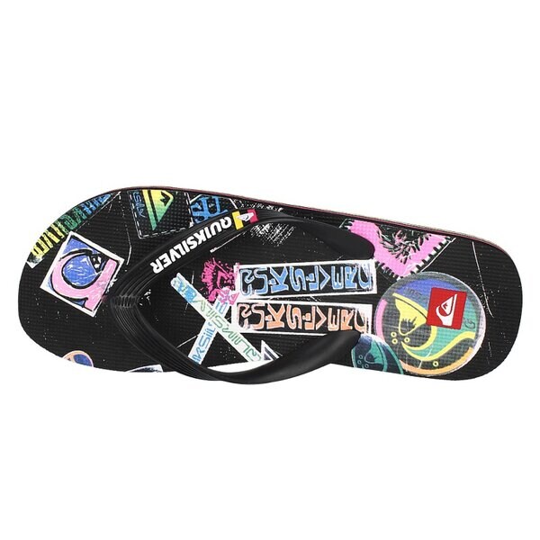 Klapki męskie QUIKSILVER MOLOKAI SCREENLINE  krmsl063bbxs kolor czarny