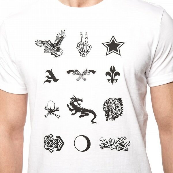 Koszulka męska LOTTO T-SHIRT TOBAGO lo16tsmpr061 kolor biały