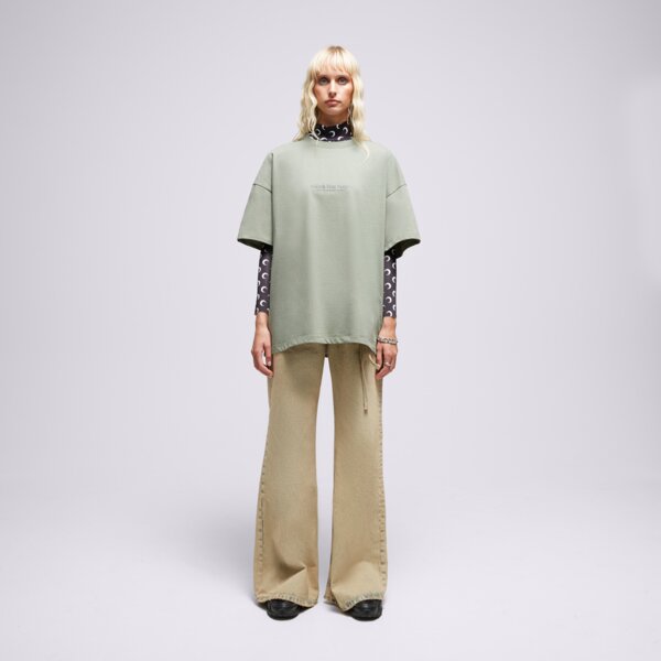 S.NOW JOB SIZEER T SHIRT “BLANK PAGE”-OLIVE si123tsu50003 kolor zielony