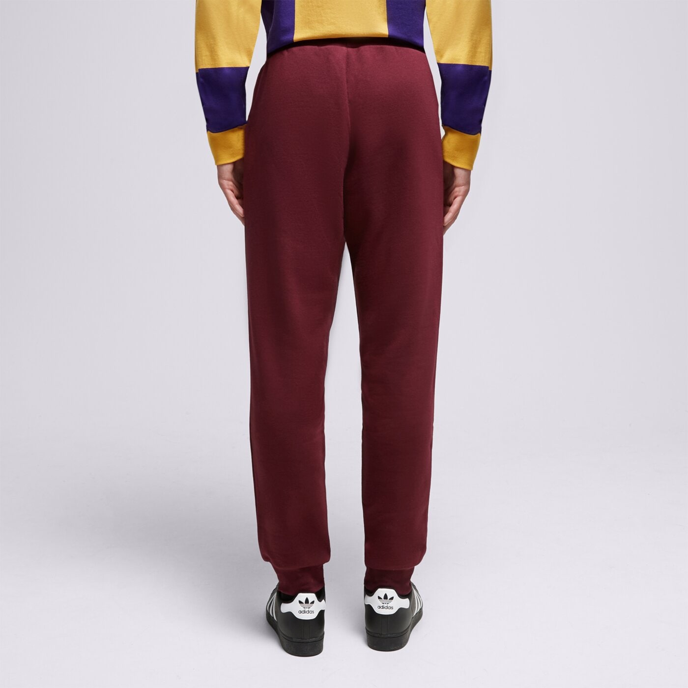 Spodnie dresowe męskie ADIDAS SPODNIE ESSENTIALS PANT im2099 kolor bordowy