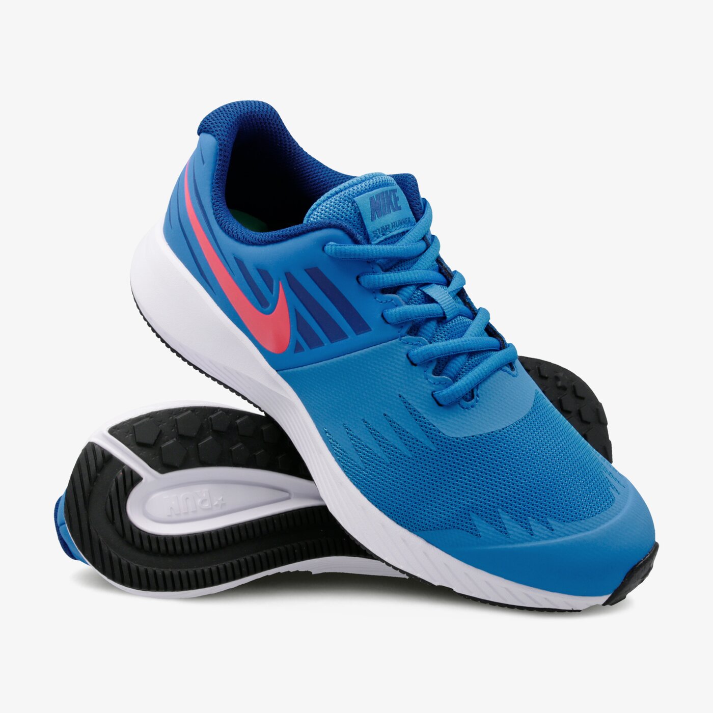 Buty do biegania dla dzieci NIKE STAR RUNNER BG 907254408 kolor niebieski