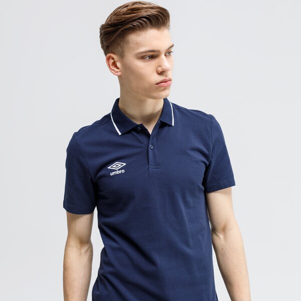 Koszulka polo męska UMBRO POLO FW PIQUE POLO 65703u-y70 kolor granatowy