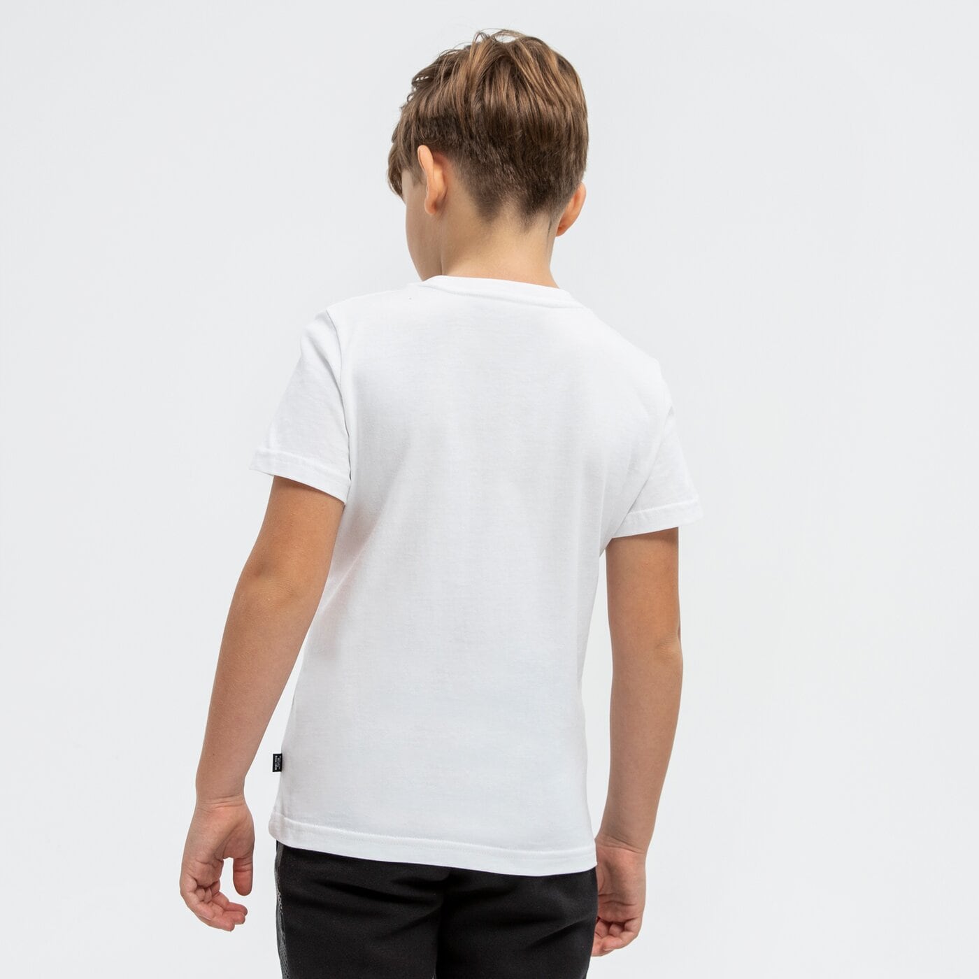 Koszulka dziecięca PUMA T-SHIRT ESS+ 2 COL LOGO B 586985 02 kolor biały