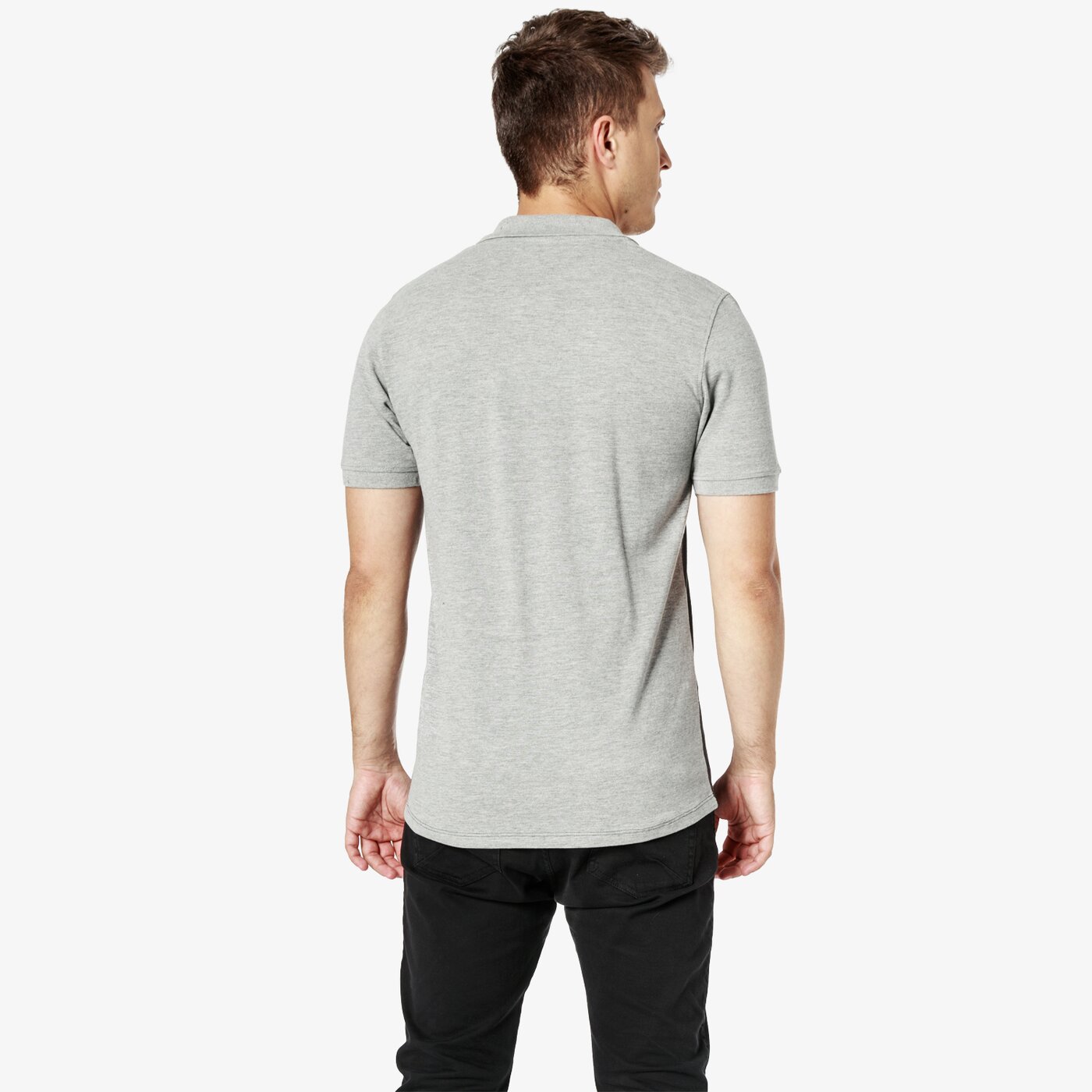 Koszulka polo męska UMBRO POLO CUT AND SEW 65127u-gg4 kolor szary