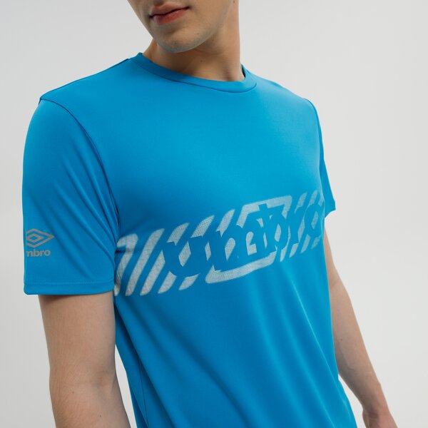 Koszulka męska UMBRO T-SHIRT FW SQUADRA CREW TRAINING JERSEY 66077u-6am kolor niebieski