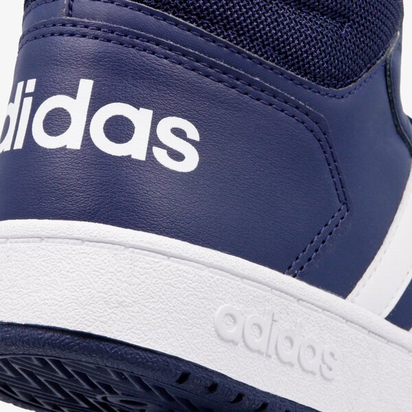Buty sportowe męskie ADIDAS HOOPS 2.0 MID b44663 kolor granatowy
