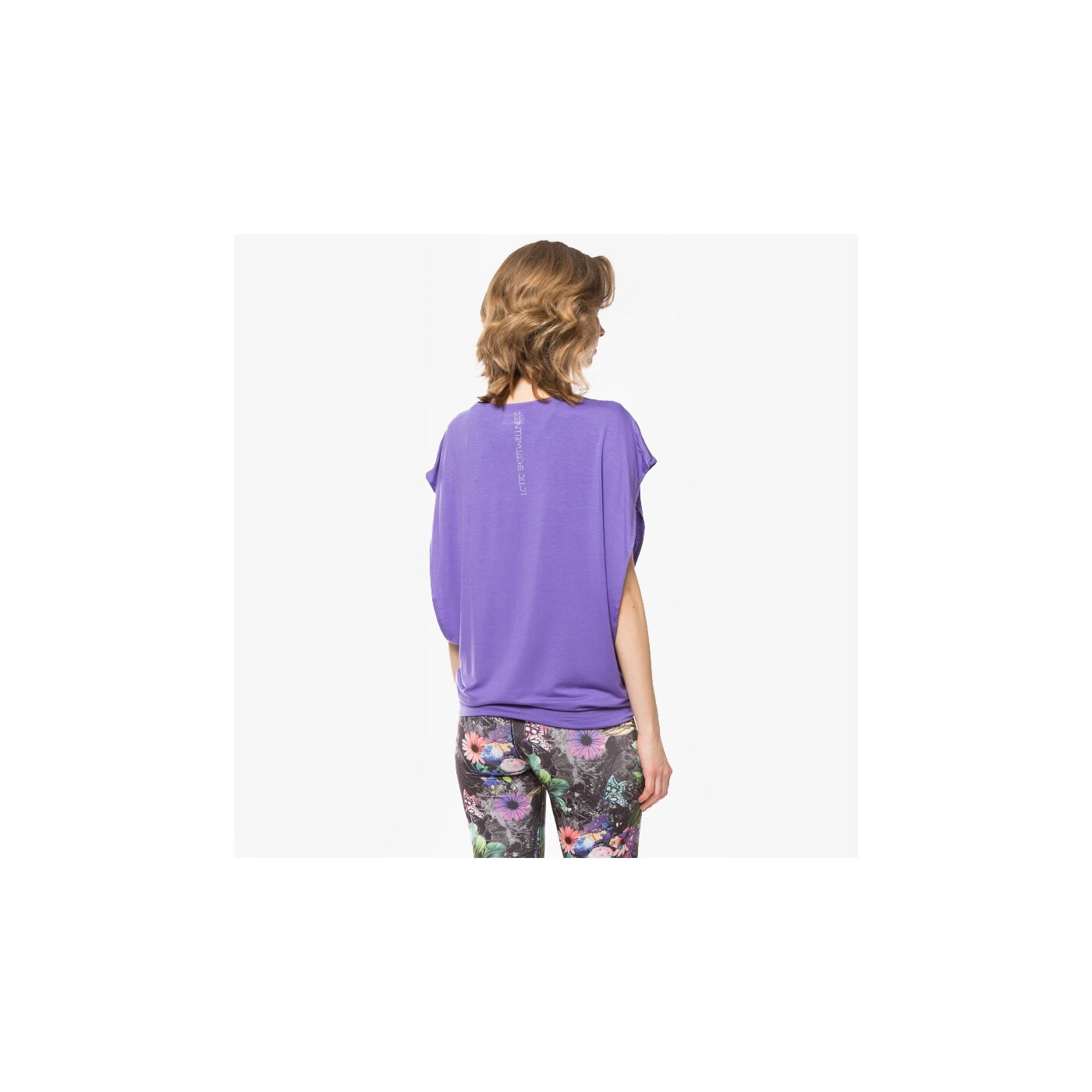 Koszulka damska LOTTO T-SHIRT ODETTE II TEE W s0239 kolor fioletowy