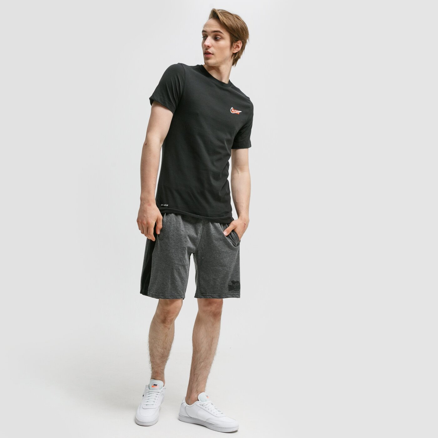 Spodenki męskie LONSDALE SZORTY ALVINGHAM 115034-1590 kolor szary