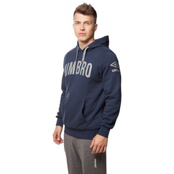 Bluza męska UMBRO BLUZA GRAPHIC OH HOODED 63138uy70 kolor granatowy