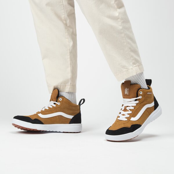 Buty sportowe męskie VANS MN RANGE EXP HI VANSGUARD  vn0a5hzj1m91 kolor brązowy