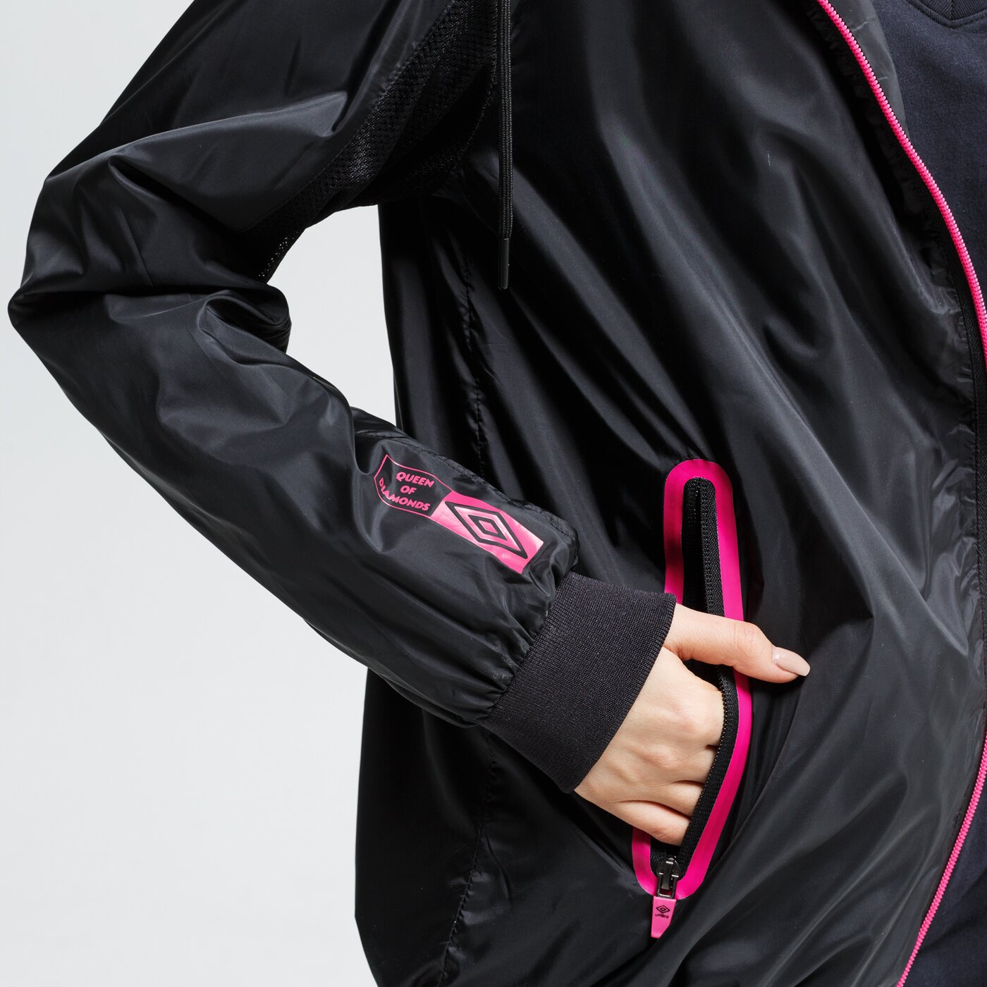 Kurtka przejściowa damska UMBRO KURTKA LALO ul120kud09002 kolor czarny