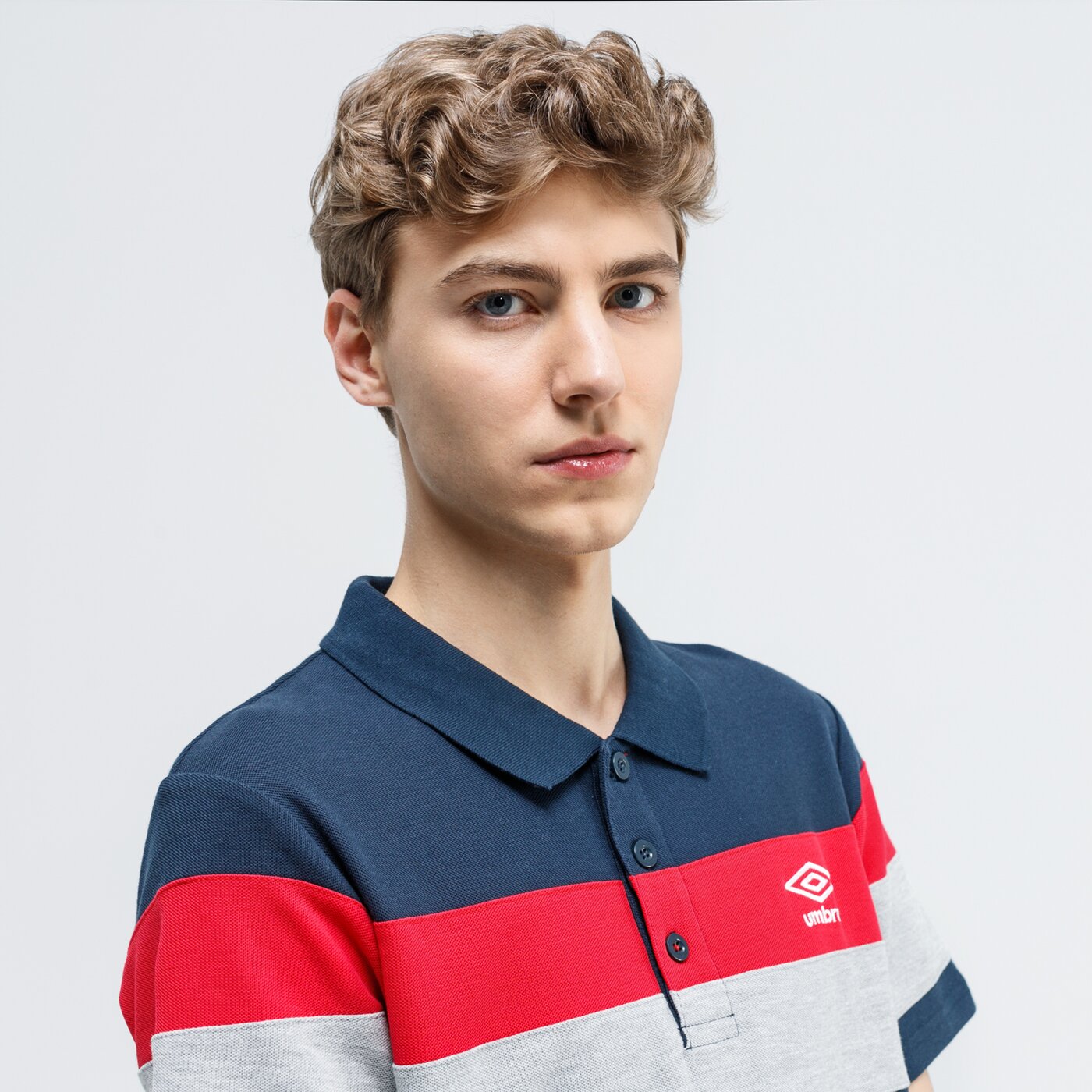 Koszulka polo męska UMBRO POLO EKTOS ul120pom01002 kolor granatowy