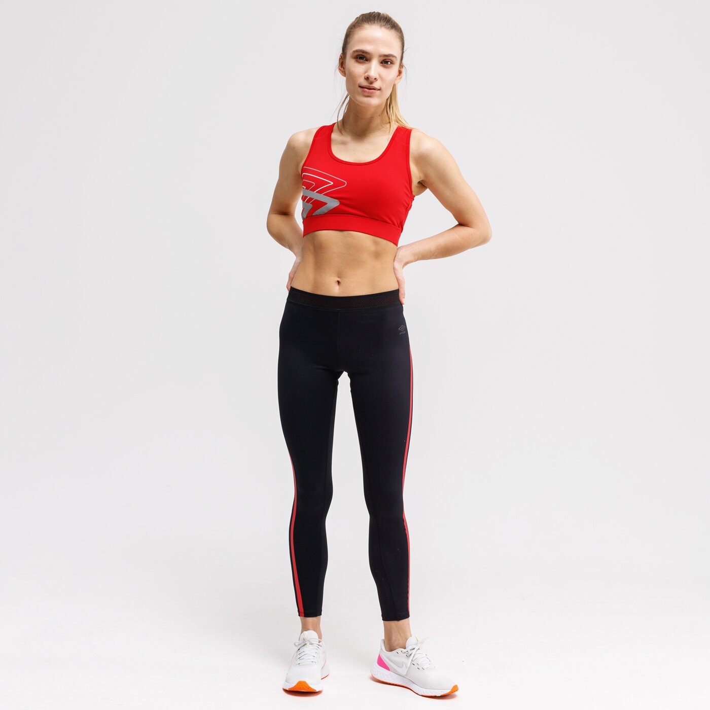 Spodnie dresowe damskie UMBRO LEGGINGS WILLOW ul121spd40001 kolor czarny