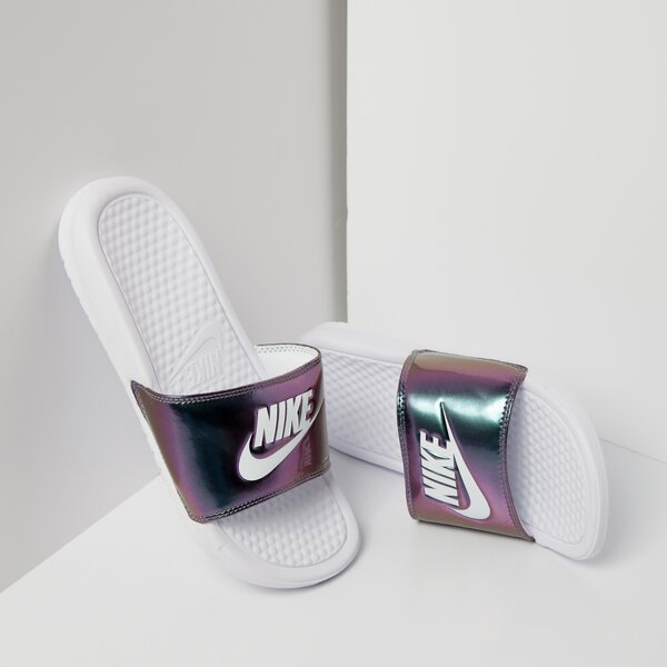 Klapki damskie NIKE WMNS BENASSI JDI PRINT. 618919107 kolor biały