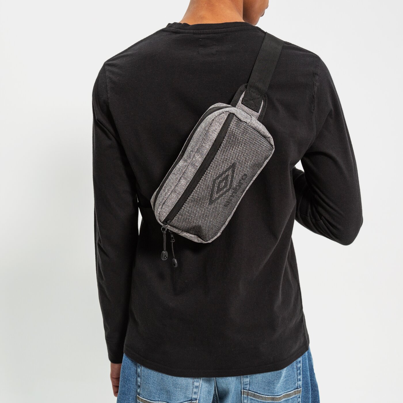 Nerka (saszetka na pas) damska sportowa UMBRO NERKA WENLOCK ul321neu02002 kolor szary