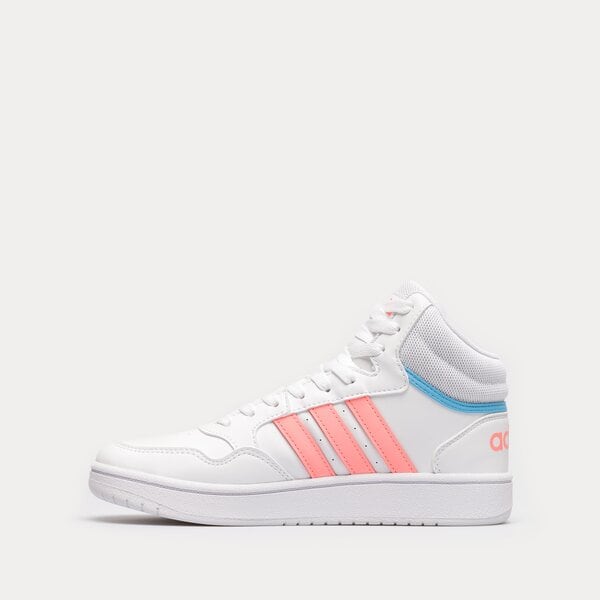 Buty dziecięce ADIDAS HOOPS MID 3.0 K gw6110 kolor biały