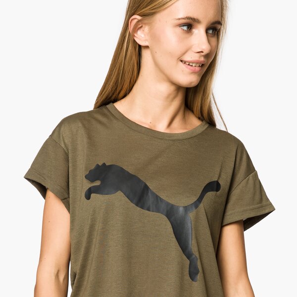 Koszulka damska PUMA T-SHIRT SS URBAN SPORTS TREND W 59398214 kolor khaki