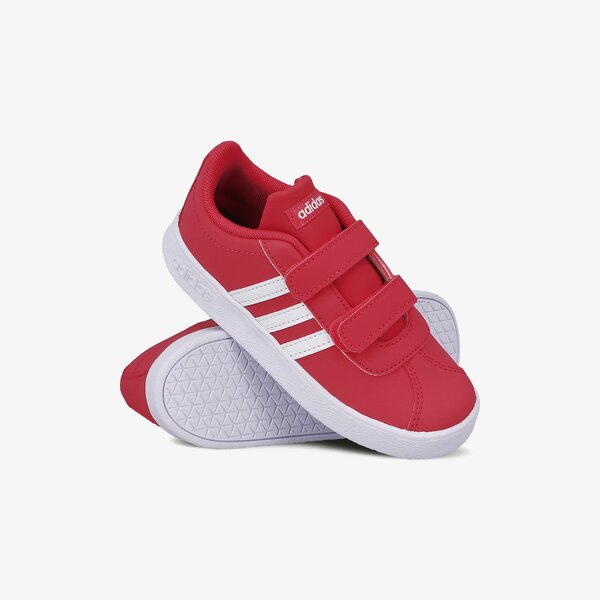 Buty dziecięce ADIDAS VL COURT 2.0 CMF I fw4962 kolor czerwony
