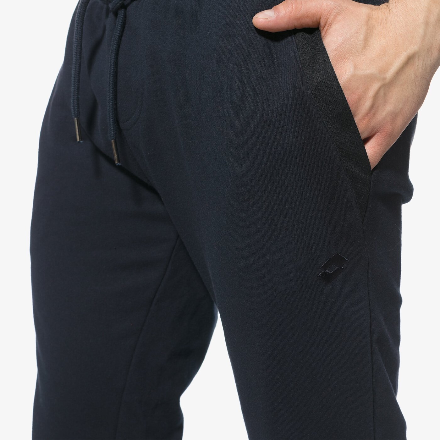 Spodnie dresowe męskie LOTTO SPODNIE WREN lo18spm16001 kolor granatowy