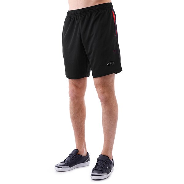 Spodenki męskie UMBRO SZORTY T2P POLY KNT SHORT 61961uk95 kolor czarny