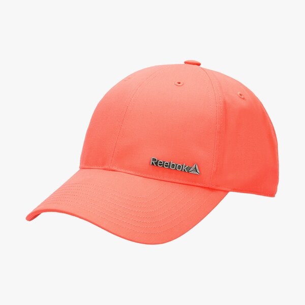 Czapka z daszkiem damska REEBOK SE W BADGE CAP bk8003 kolor pomarańczowy
