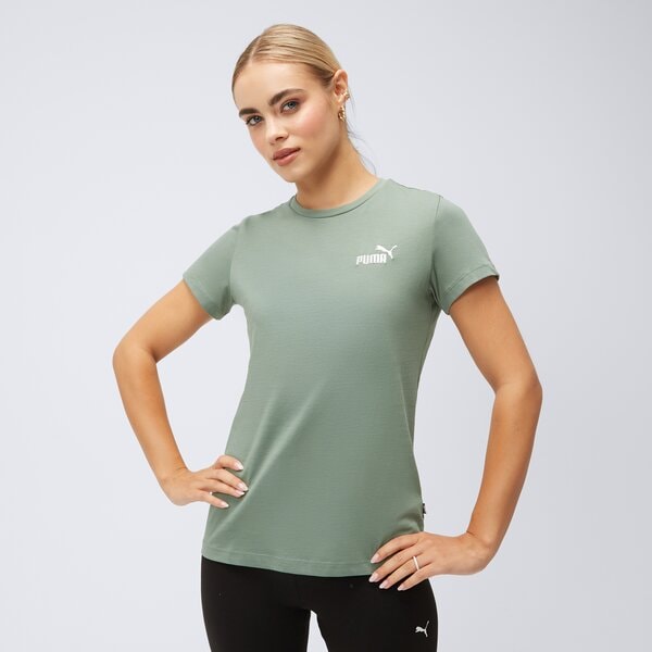 Koszulka damska PUMA T-SHIRT SS ESS+ EMBROIDERY 848331 44 kolor zielony